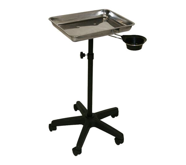 All-Purpose Stainless Steel Tray Removable Utility Cup Bed Salon Equipment
