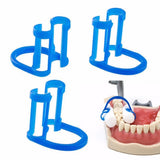 100pcs Dental Cotton Roll Holder, Disposable Blue Teeth Cilp Holders