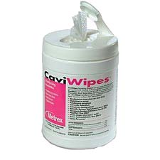 CaviWipes Disinfectant Towelettes (Large: 6" x 6.75") 160/Can