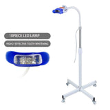 Dental Mobile Teeth Whitening Machine Lamp, 10 LED Blue Light
