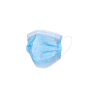 Dental Earloop Mask Blue, 50/Bx, Level 1, Fluid Resistant, Soft Breathe E-Z Pleated
