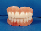 Dentures, Full Set of False Teeth with Hollywood Bleach Shade Teeth