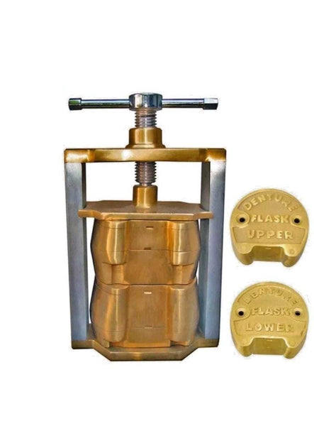 Dental Flask Laboratory Compressor Equipment Upper and Lower Brass
