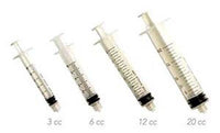 Dental/Medical Pac-Dent Luer-Lock Endo Irrigation Syringes 3 cc, disposable