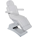 Electric Chair Massaging Bed SPA White Chair with 4 Motors