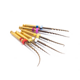 Dental Taper Gold Compatible Endo Rotary-Files Assorted NITI, 6 pieces