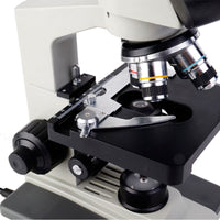 Goplus 40X-2500X LED Lab Binocular Compound Microscope with 3D Mech Stage