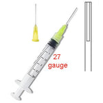 House Brand Dental Irrigation Syringes and Tips, 3 cc 27 Gauge Tips