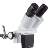 AmScope 10x-20x Widefield Binocular Inspection Microscope with Boom Arm Stand