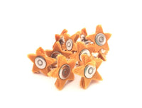 Cloth Cotton Pad Polishing Buffing Orange Shank Star for Dremel Rotary Tool