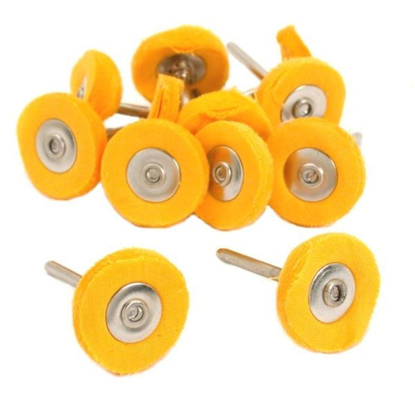 Dental Yellow Felt Polishing Wheels