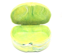 Marbled-Style Orthodontic Retainer Case Mouthguard Box Practicon Assorted