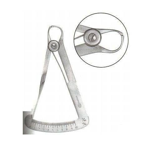 Iwanson Crown Gauge Caliper, Surgical Dental Instrument