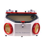 Dental Sandblaster Unit with Twin-Pen, Fine Sandblaster for Lab