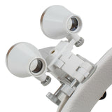 Dental Binocular Surgical Loupes Glass Magnifier with LED Headlight 3.5x