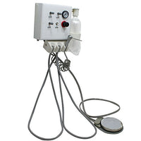Wall Mounted Portable Dental Turbine Unit, works with Air Compressor