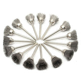 Stainless Steel Wire Brush Set Polishers for Dremel Tool Rotary, 45pcs